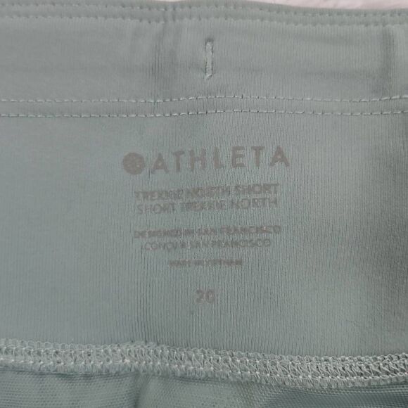Athleta Trekkie North short women's size 20 Green Lacey #988235 New Without Tags - Picture 2 of 11